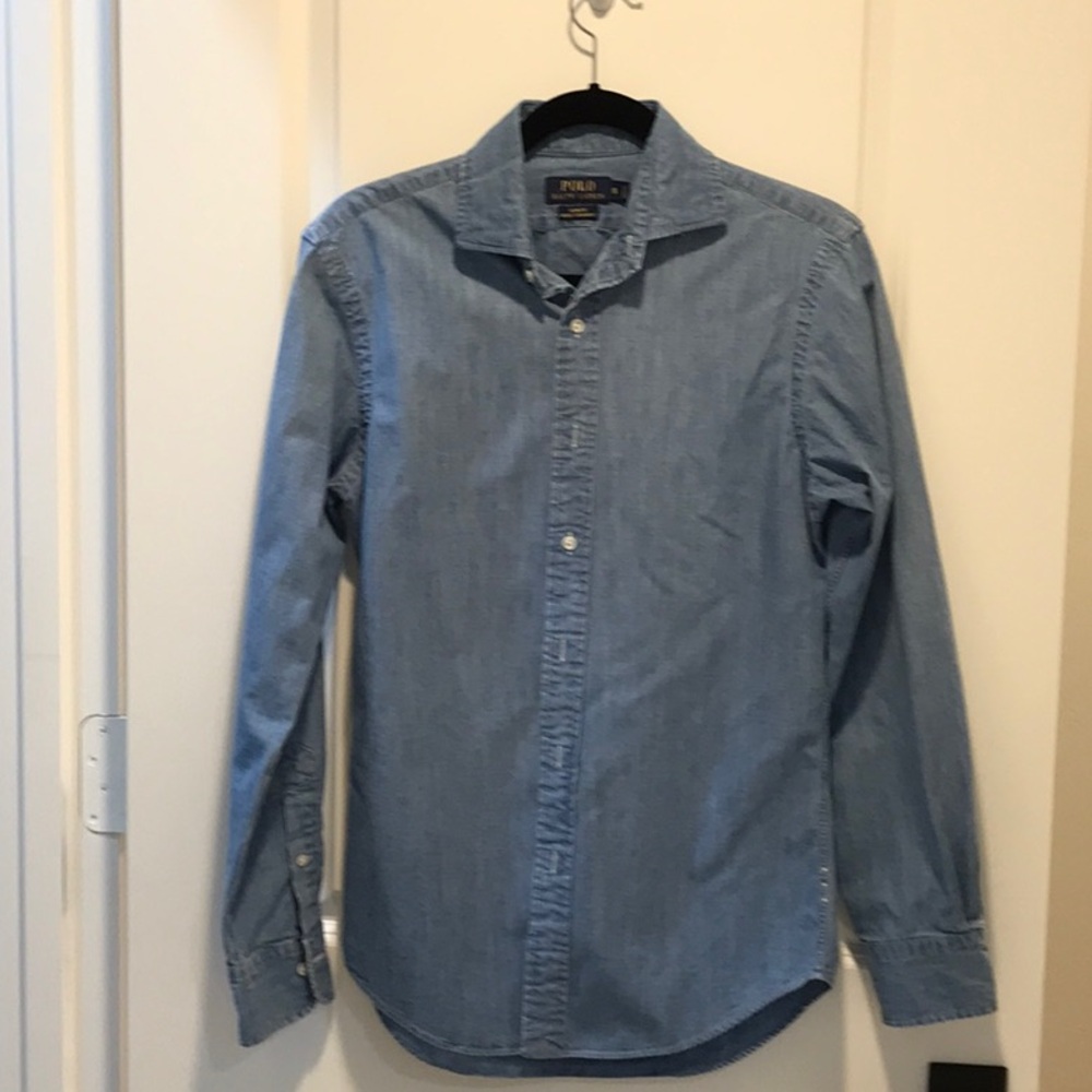 Polo Ralph Lauren Men’s Slim Fit Indigo Chambray Shirt